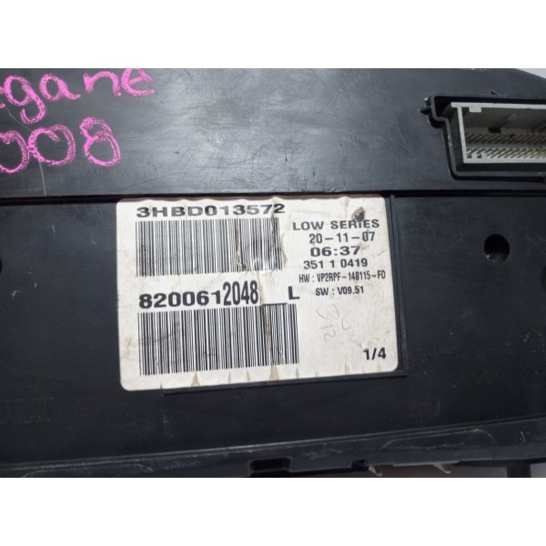 Painel Instrumento Renault Megane 2008
