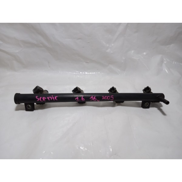 Flauta E Bicos Injeção Renault Scenic 1.6 16v 2005