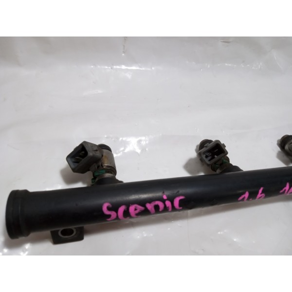 Flauta E Bicos Injeção Renault Scenic 1.6 16v 2005