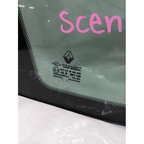 Vidro Fixo Traseiro Esquerdo Renault Scenic 2001