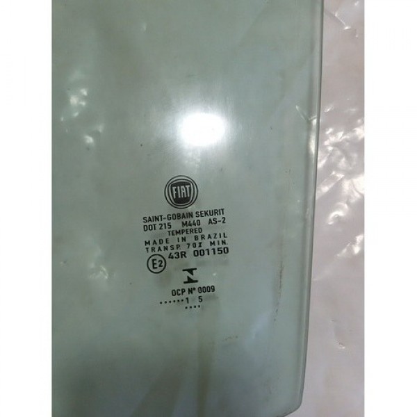 Vidro Da Porta Dianteiro Esquerdo Fiat Grand Siena Usado