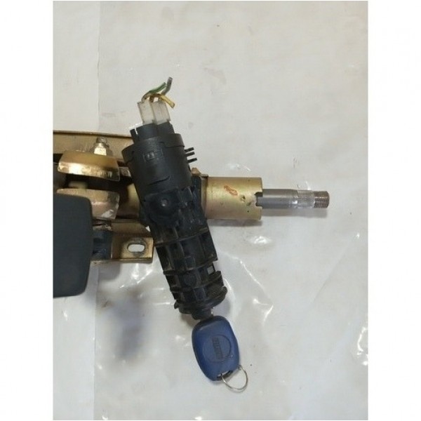 Coluna Direção Fiat Palio Siena 2001 Com Cilindro E Chave