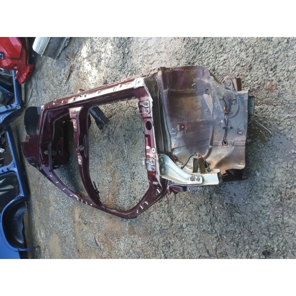 Lateral Coluna Porta Lado Esquerdo Fiat Siena 2002 Bordo