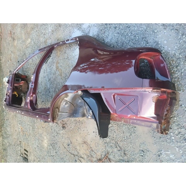 Lateral Coluna Porta Lado Esquerdo Fiat Siena 2002 Bordo