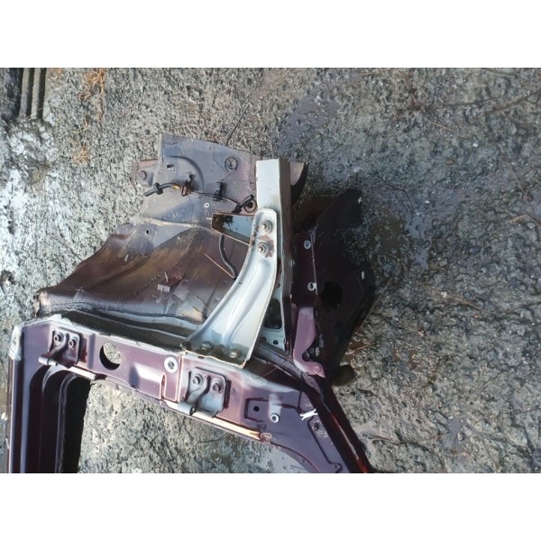 Lateral Coluna Porta Lado Esquerdo Fiat Siena 2002 Bordo