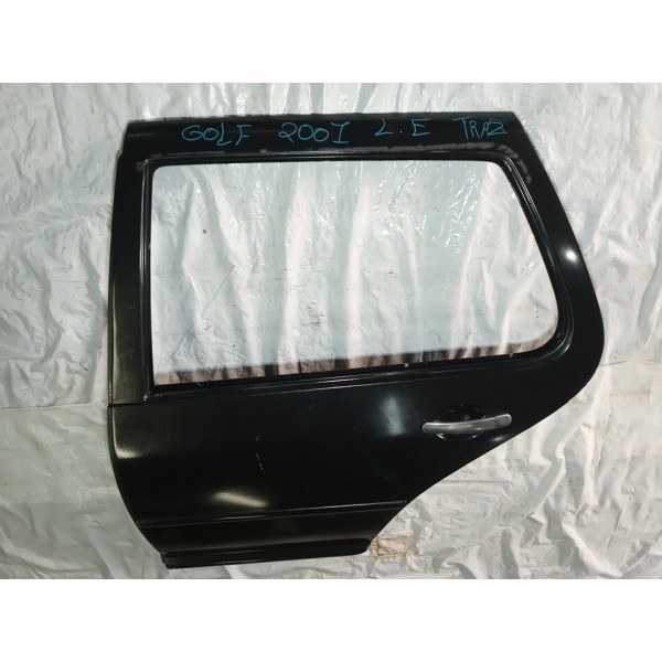 Porta Traseira Esquerda Vw Golf 2004  Traseira Esquerdo Preto