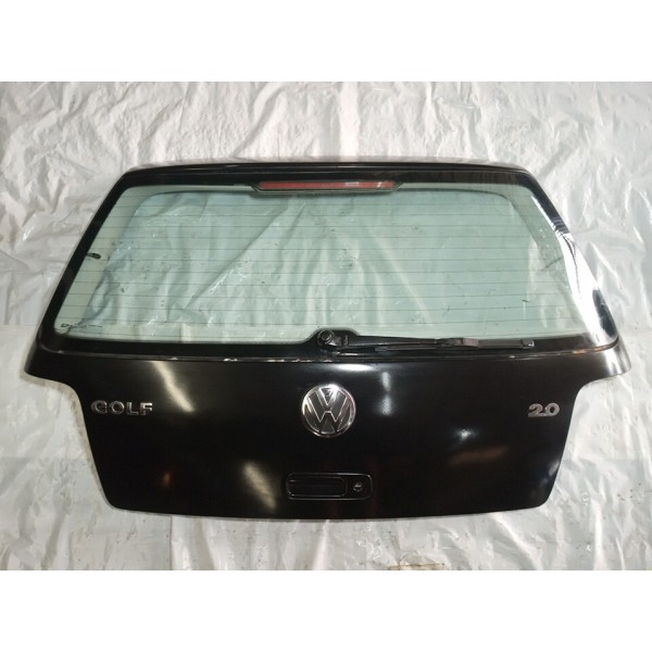 Capo Traseiro Com Vidro Vigia Vw Golf 2004 Sapão  Preto