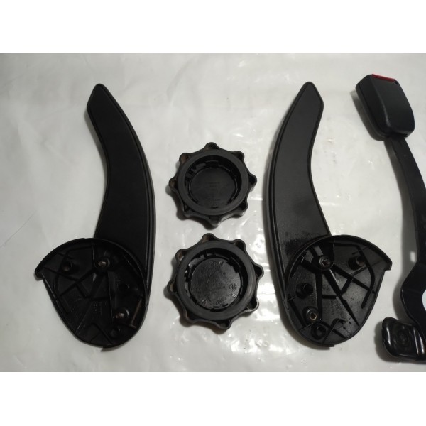 Alavanca Regulagem Banco Cinto Vw Golf 2000 Kit