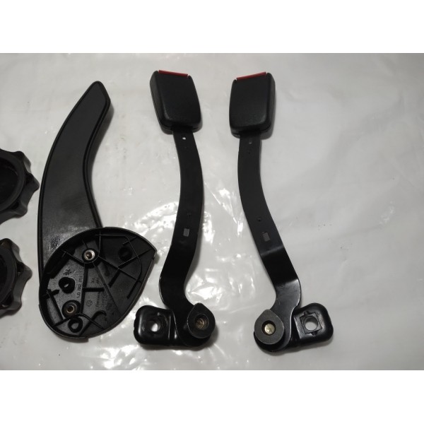 Alavanca Regulagem Banco Cinto Vw Golf 2000 Kit