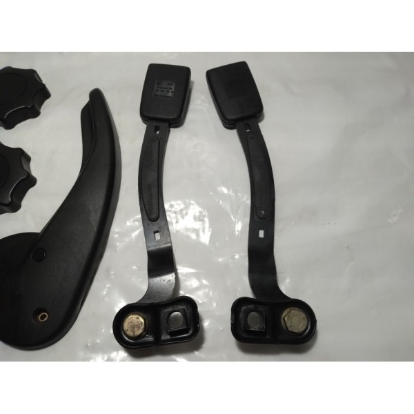 Alavanca Regulagem Banco Cinto Vw Golf 2000 Kit