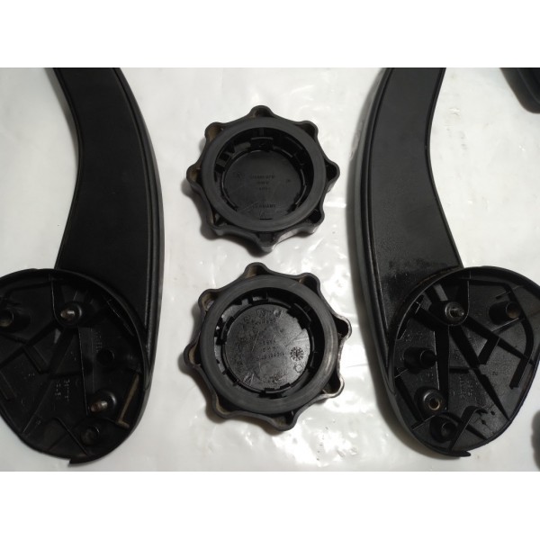 Alavanca Regulagem Banco Cinto Vw Golf 2000 Kit