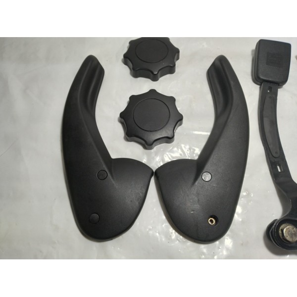 Alavanca Regulagem Banco Cinto Vw Golf 2000 Kit