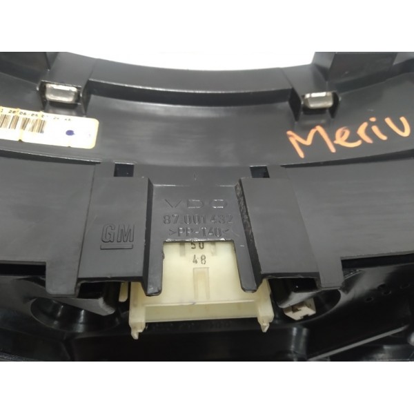 Painel Instrumento Gm Meriva 2006 Manual Preto