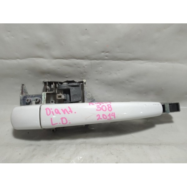Maçaneta Externa Dianteira Direita Peugeot 308 2014 Branco