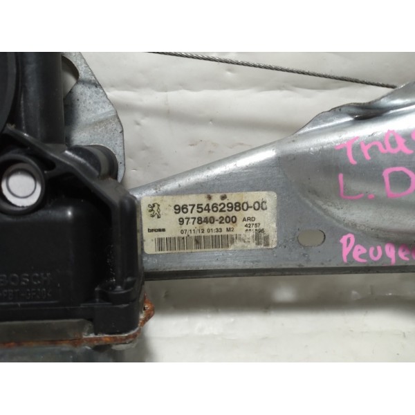 Máquina Vidro Elétrico Traseira Direita Peugeot 308 2014