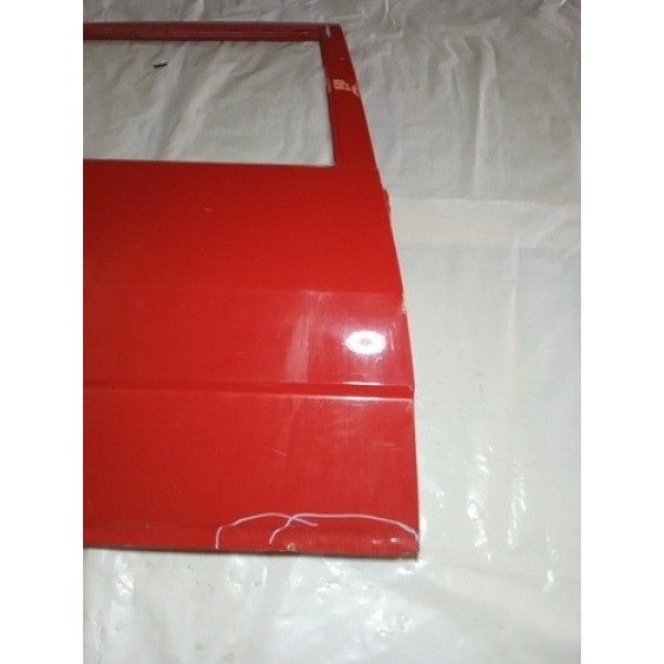 Porta Fiat Uno Fire 2005 A 2008 Traseira Direita   Traseira Direito Vermelho