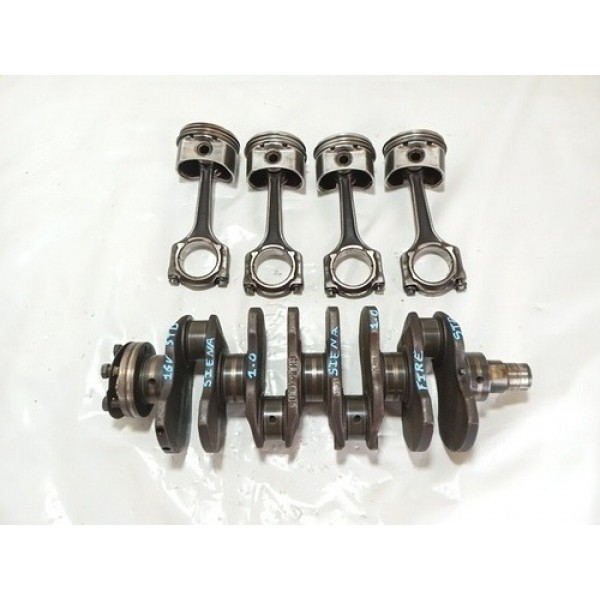 Virabrequim Pistão Fiat Siena Fire 2000 1.0 16v Std