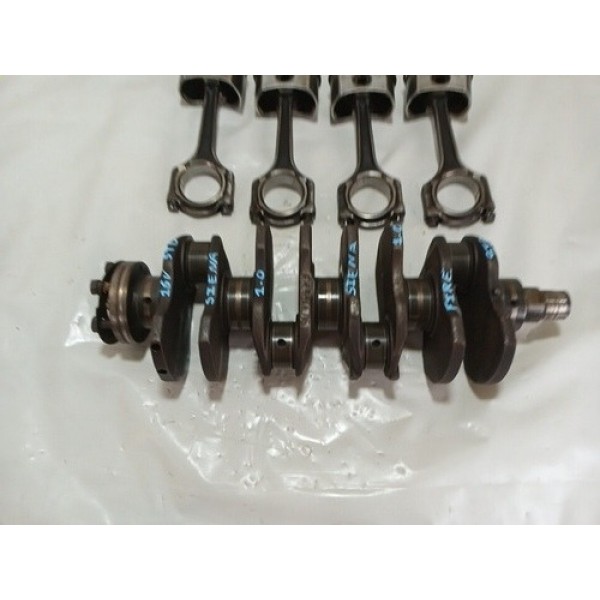 Virabrequim Pistão Fiat Siena Fire 2000 1.0 16v Std