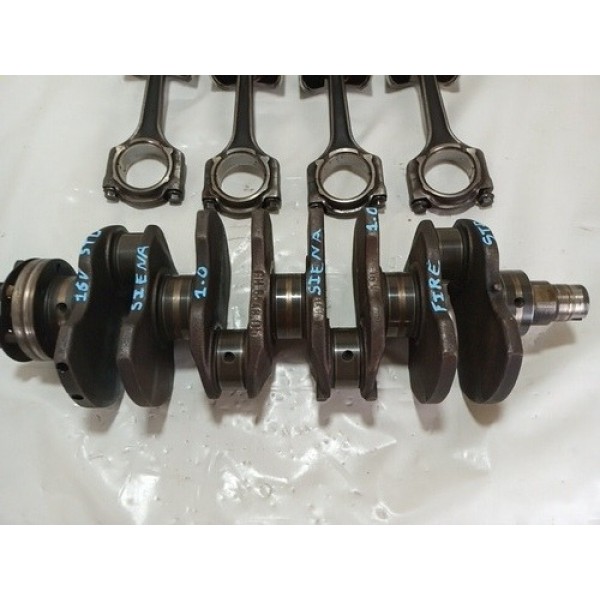 Virabrequim Pistão Fiat Siena Fire 2000 1.0 16v Std