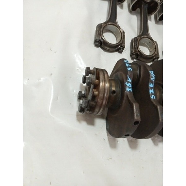 Virabrequim Pistão Fiat Siena Fire 2000 1.0 16v Std