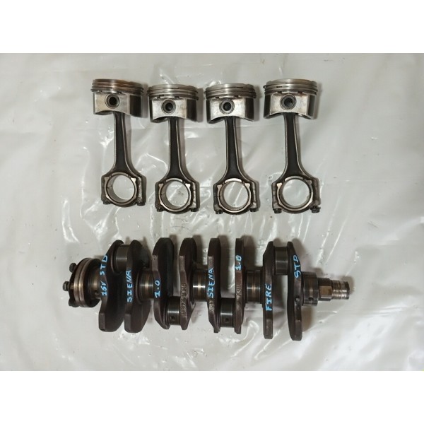 Virabrequim Pistão Fiat Siena Fire 2000 1.0 16v Std