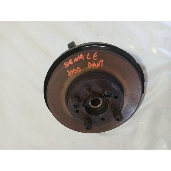 Montante Disco De Freio L. Esquerdo Fiat  Siena 1.0 16v 2001