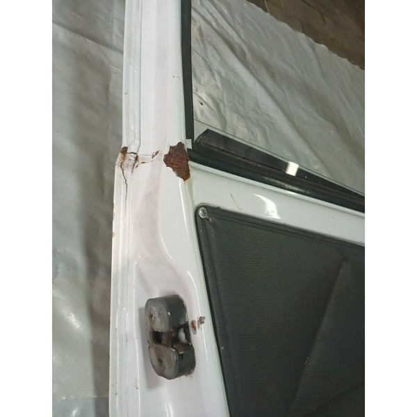 Porta Fiat Fiorino 1997 Lado Esquerdo Completa (branca)