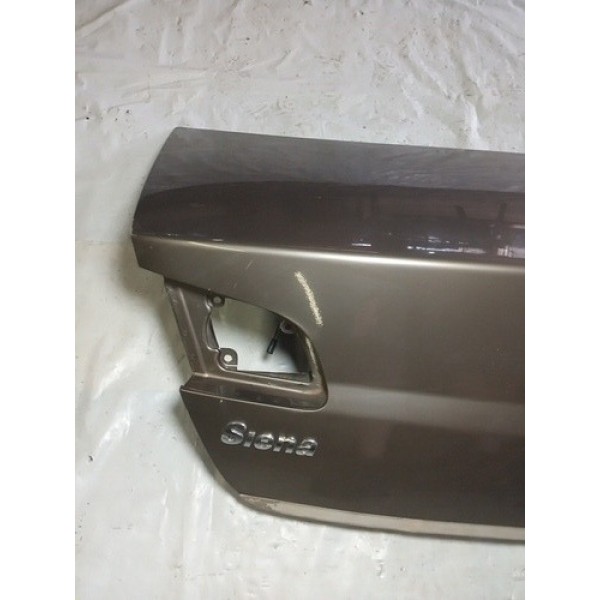 Tampa Traseira Fiat Siena Elx 2010 2011 2012 Marrom-claro