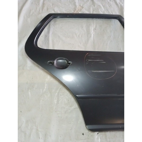 Porta Traseira Direita Vw Golf Sapao 2002  Traseira Direito Verde-escuro