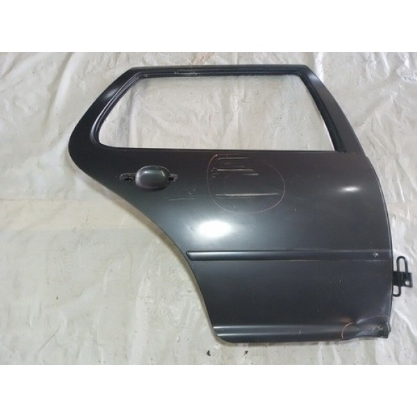 Porta Traseira Direita Vw Golf Sapao 2002  Traseira Direito Verde-escuro