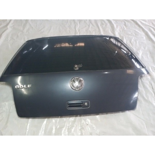Tampa Porta Malas Capô Traseiro Vw Golf Sapão C/ Vigia 2002  Verde-escuro