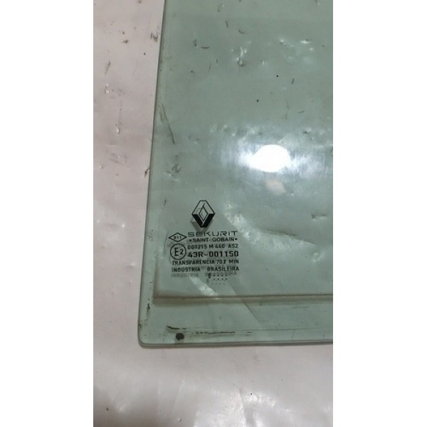 Vidro Fixo Porta Traseira Esquerda Renault Clio 2007