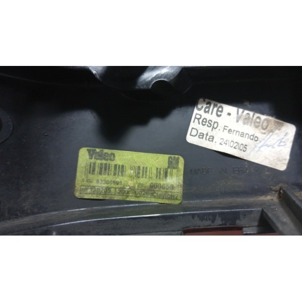 Lanterna Defletor Olho De Gato Direito Gm Meriva 2010 Vermelho