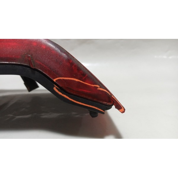 Lanterna Defletor Olho De Gato Direito Gm Meriva 2010 Vermelho