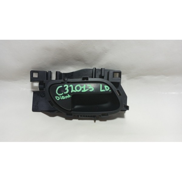 Maçaneta Interna Porta Dianteira Direita Citroen C3 2013 Preto Dianteira