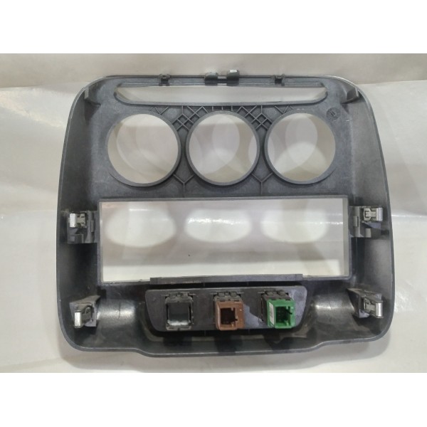 Moldura Painel Central Botão Alerta Trava Citroen C3 2013