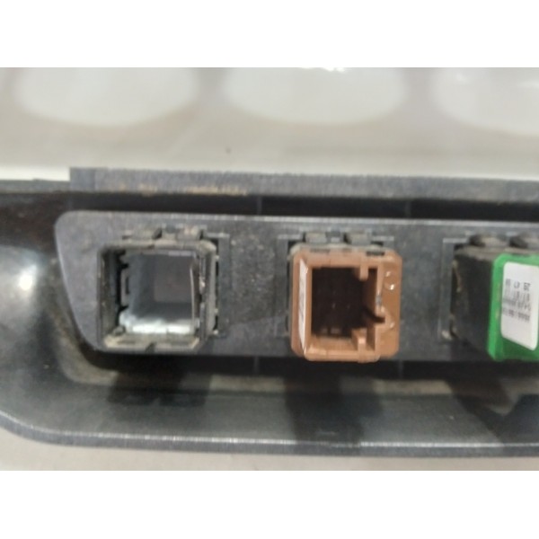 Moldura Painel Central Botão Alerta Trava Citroen C3 2013