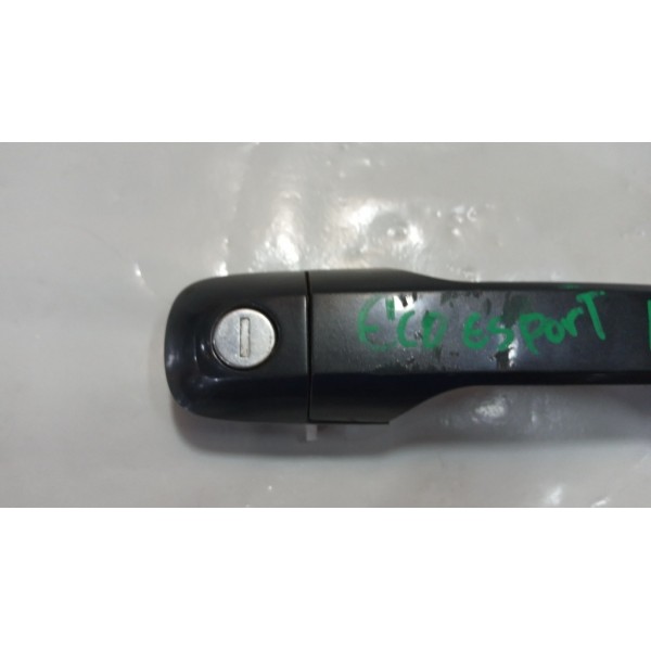 Maçaneta Externa Porta Dianteira Esquerdo Ford Ecosport 2011 Cinza-escuro
