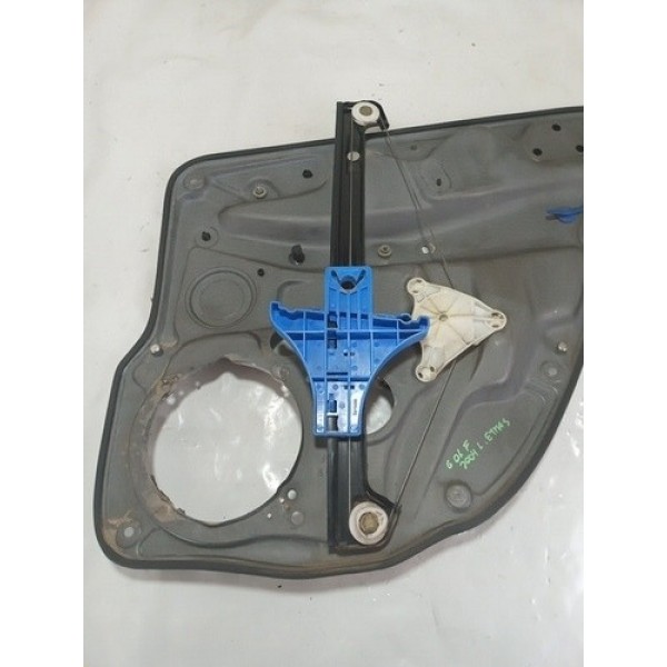 Máquina Vidro Eletrico Vw Golf Traseiro Esquerdo 2005