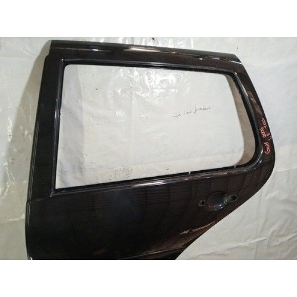 Porta Traseira Esquerda Vw Golf Sapão 2005 Traseira Esquerdo Preto