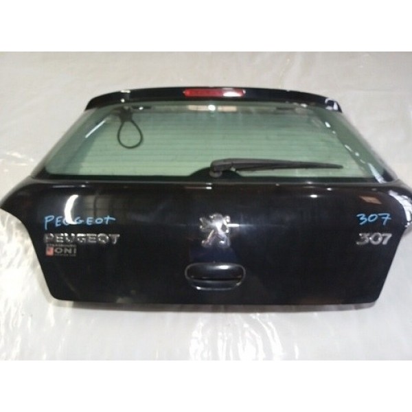 Tampa Traseira Do Porta Mala Com Vidro Peugeot 307 2005 Preto