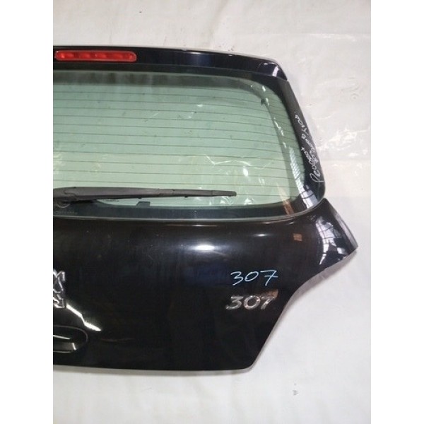 Tampa Traseira Do Porta Mala Com Vidro Peugeot 307 2005 Preto