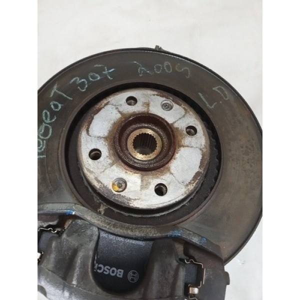 Montante Disco Pinça Freio Dianteiro L.d Peugeot 307 2.0 16v