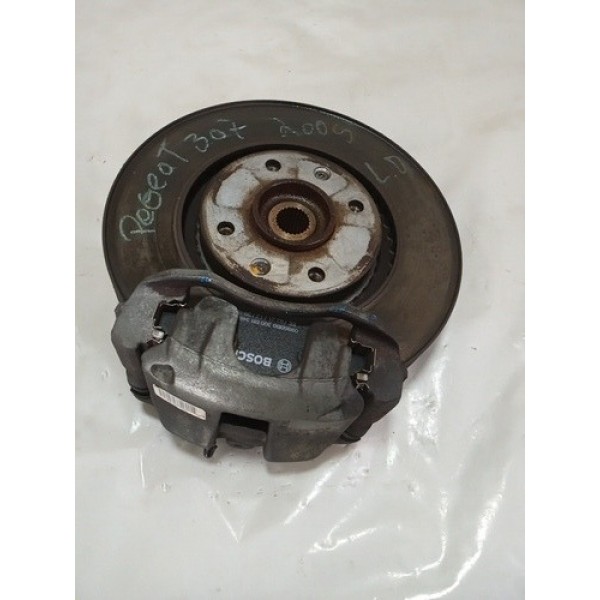 Montante Disco Pinça Freio Dianteiro L.d Peugeot 307 2.0 16v