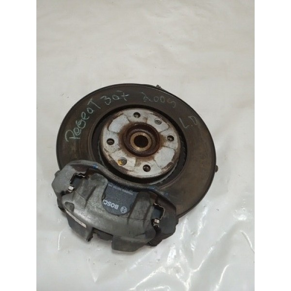 Montante Disco Pinça Freio Dianteiro L.d Peugeot 307 2.0 16v