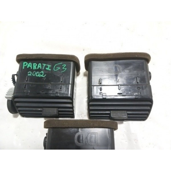 Difusor De Ar Painel Vw Gol Parati G3 2002 3pçs