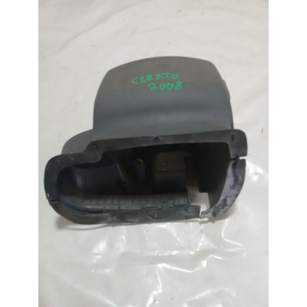 Acabamento Moldura Coluna Direção Kia Cerato 2008 Cinza Liso