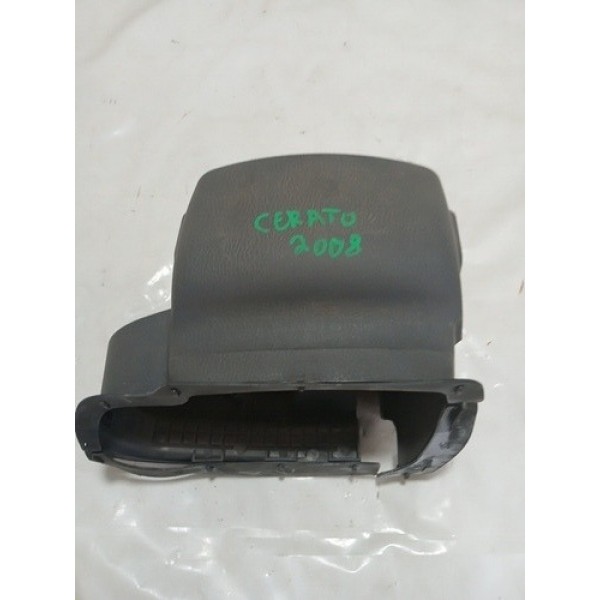 Acabamento Moldura Coluna Direção Kia Cerato 2008 Cinza Liso