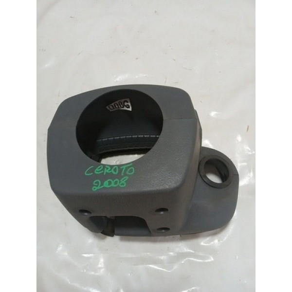 Acabamento Moldura Coluna Direção Kia Cerato 2008 Cinza Liso