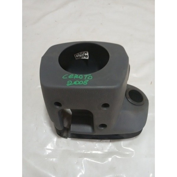 Acabamento Moldura Coluna Direção Kia Cerato 2008 Cinza Liso